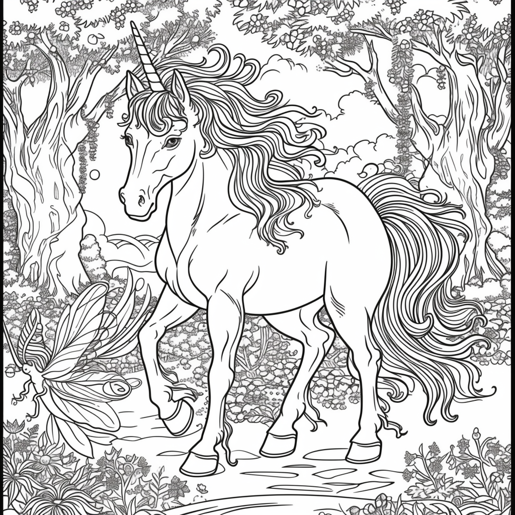 Dancing Unicorns in Moonlight