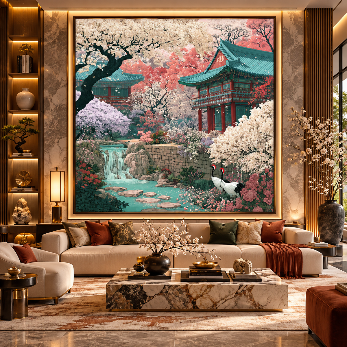 Japanese Spring Garden Fine Art Poster