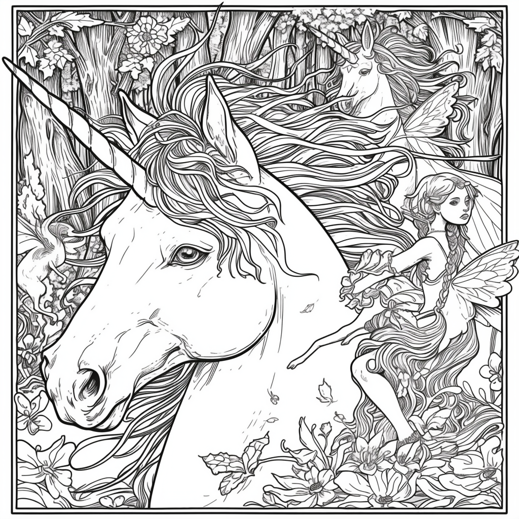 Dancing Unicorns in Moonlight