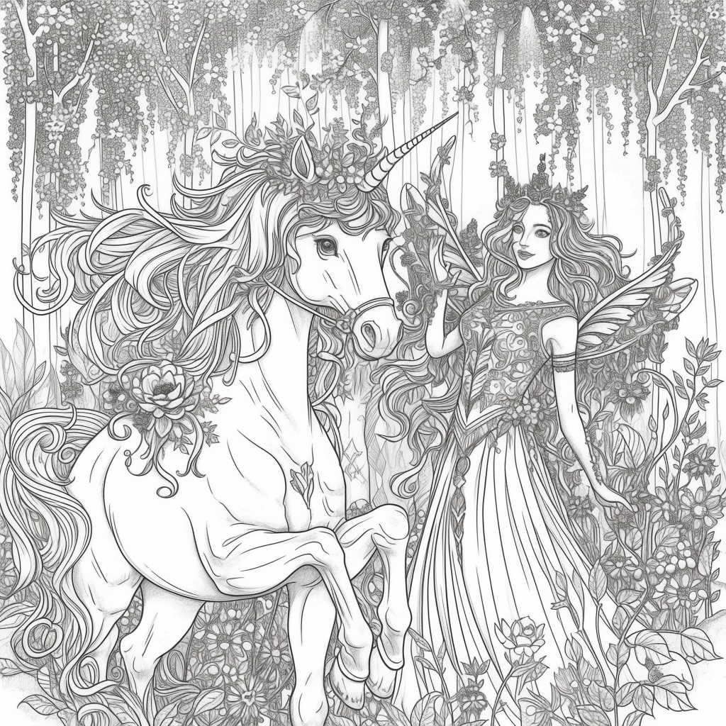 Dancing Unicorns in Moonlight