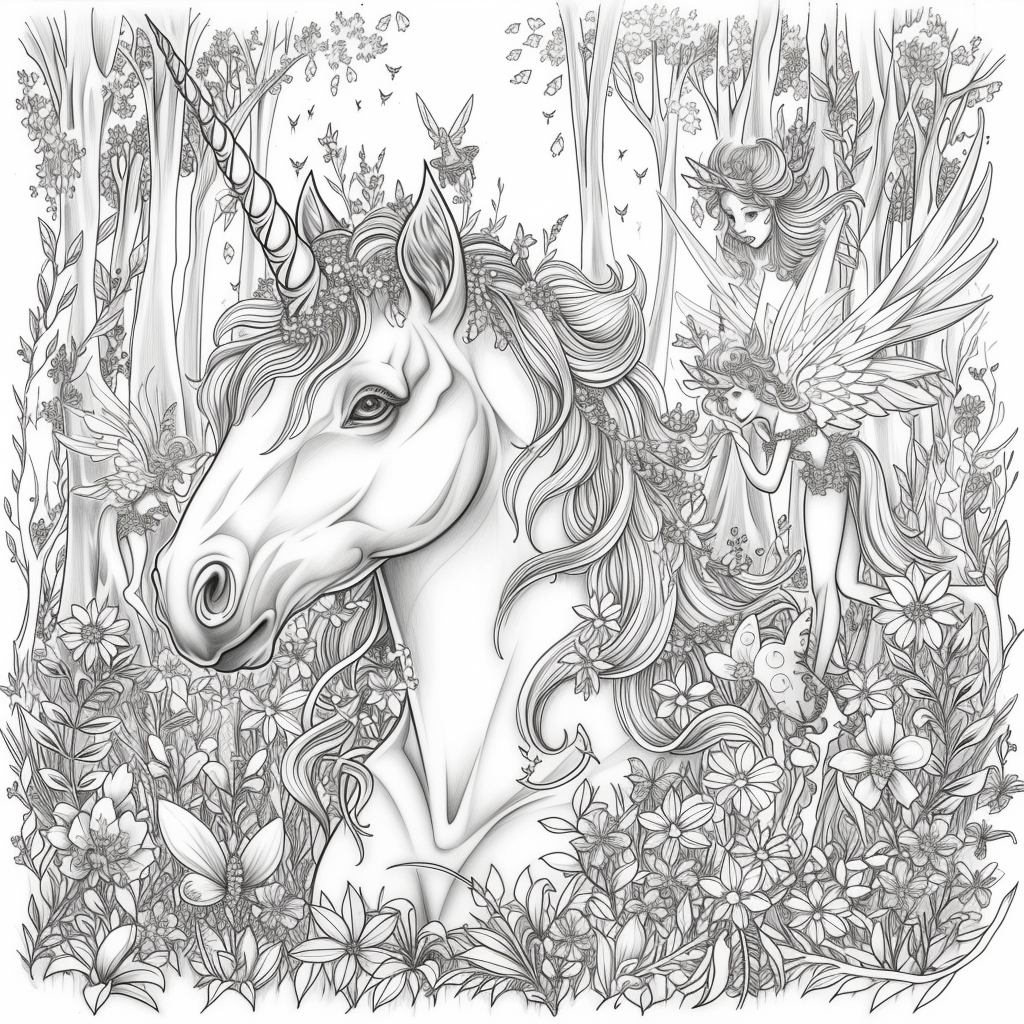 Dancing Unicorns in Moonlight