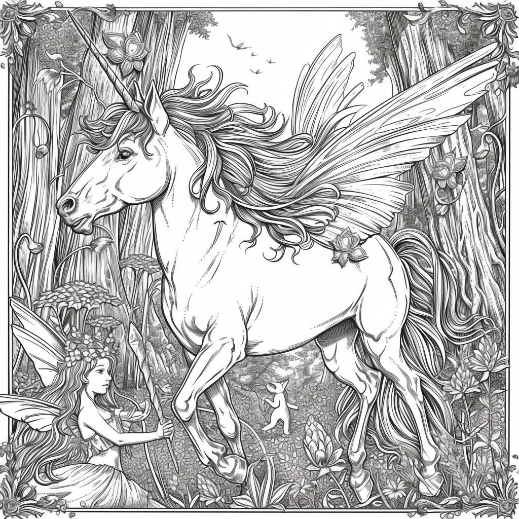 Dancing Unicorns in Moonlight