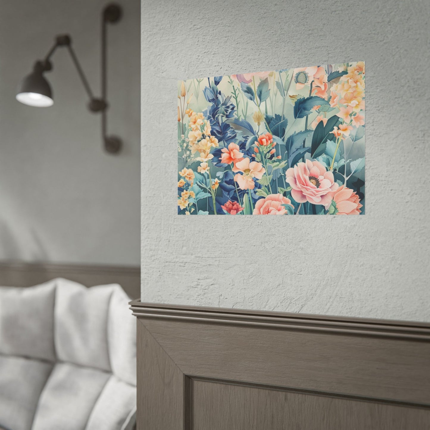 Vintage Floral Botanical Poster — Rolled Wall Art Print