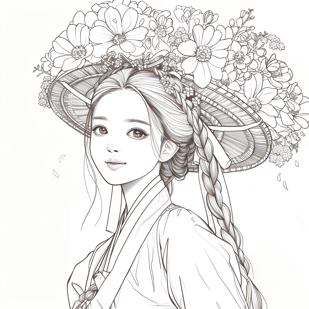 Floral Crown in Quiet Grace
