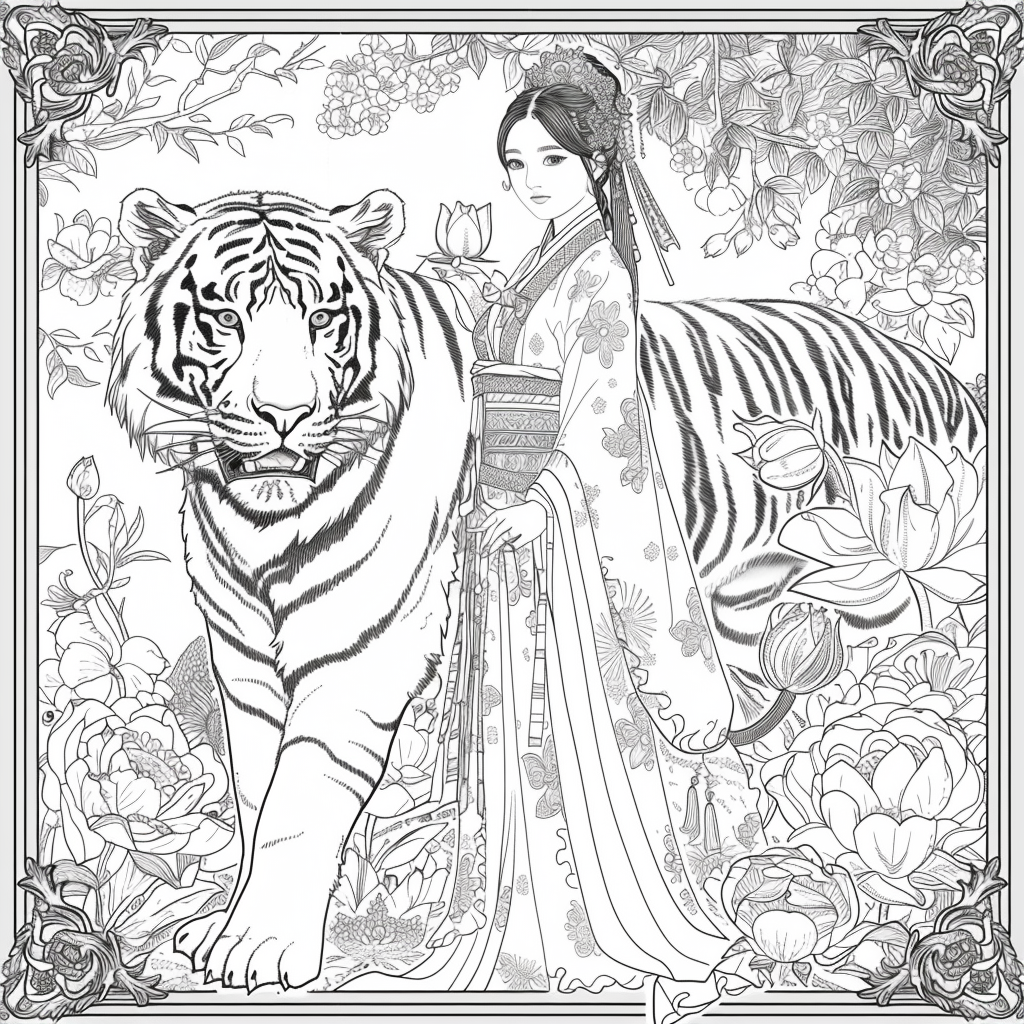 Tiger Guardian and the Lotus Princess