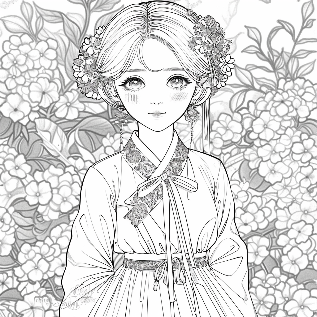 Blooming Walk of the Spring Hanbok Maiden