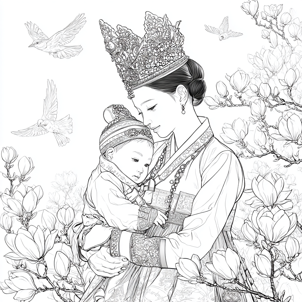 The Royal Guardian of the Spring Bloom