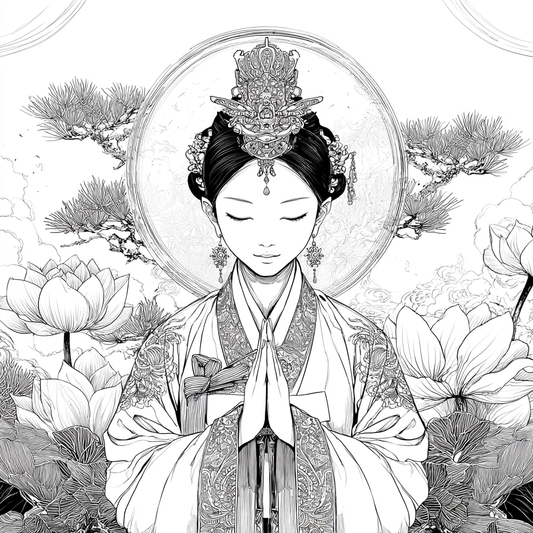Serenity in the Lotus Garden