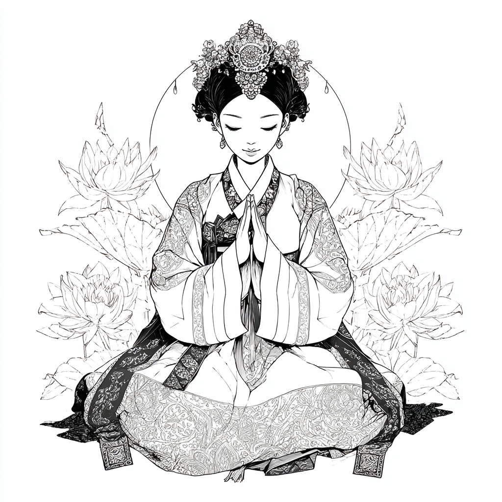 Serenity in the Lotus Garden