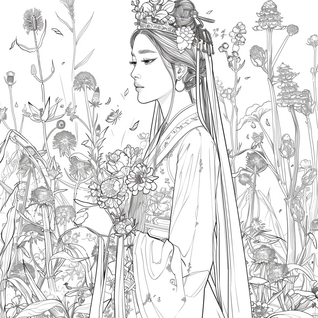 The Rainbow Hanbok Dancer