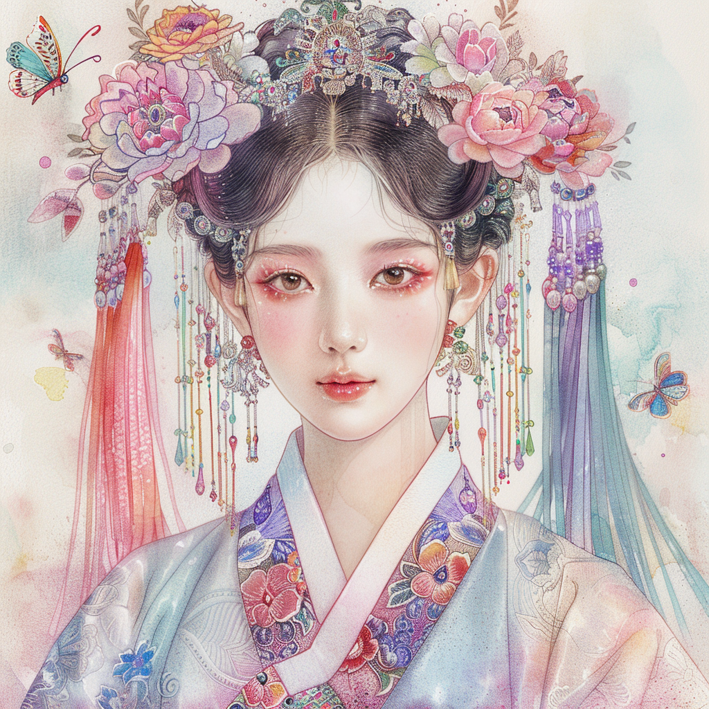 Blossom-Crowned Grace