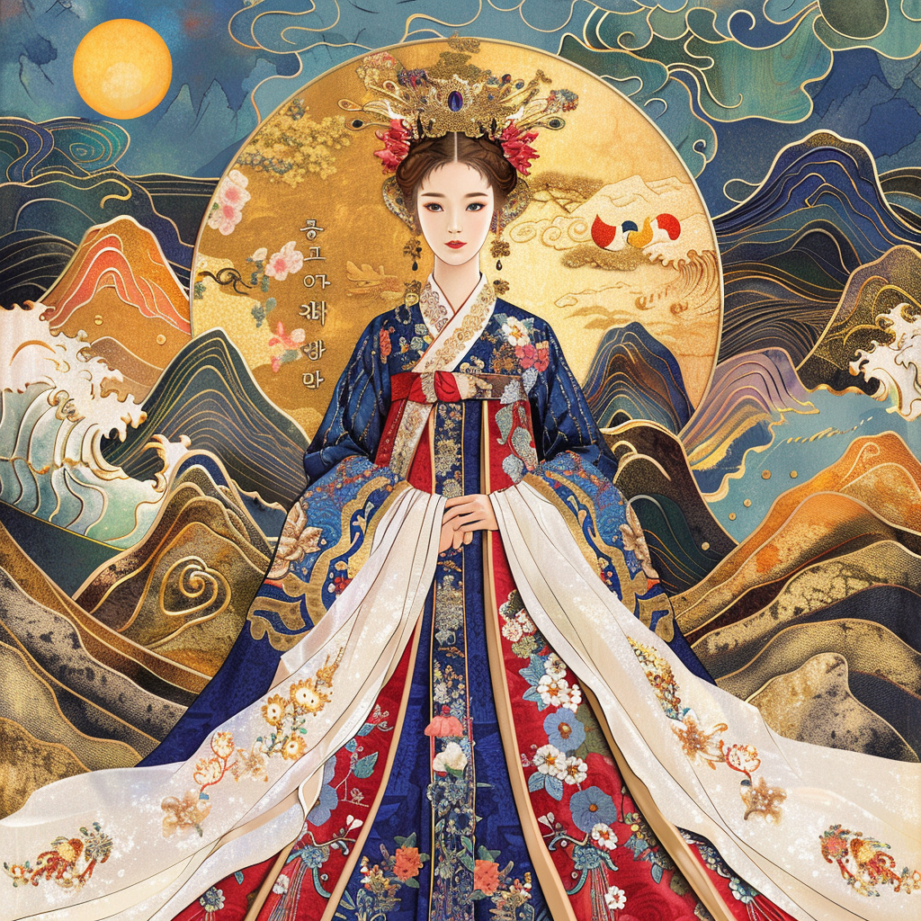 Golden Majesty: The Korean Queen of Eternal Grace