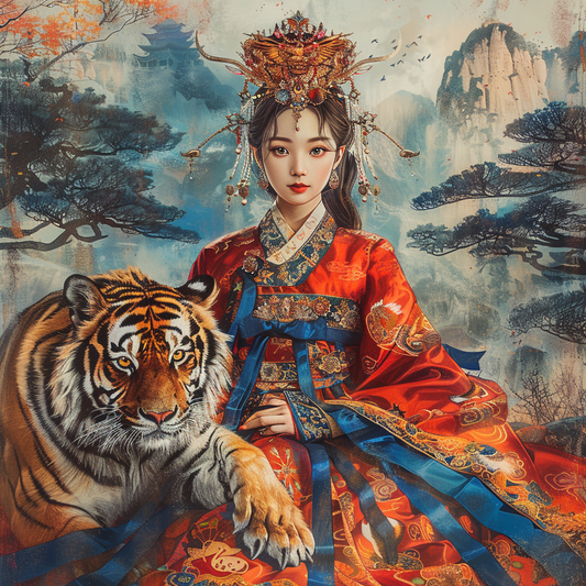 Empress of Strength: The Queen and Her Tiger