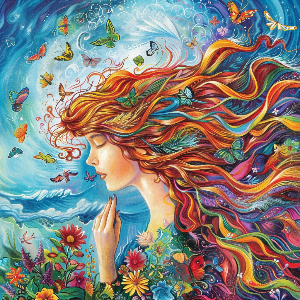 The Butterfly Muse of Eternal Spring