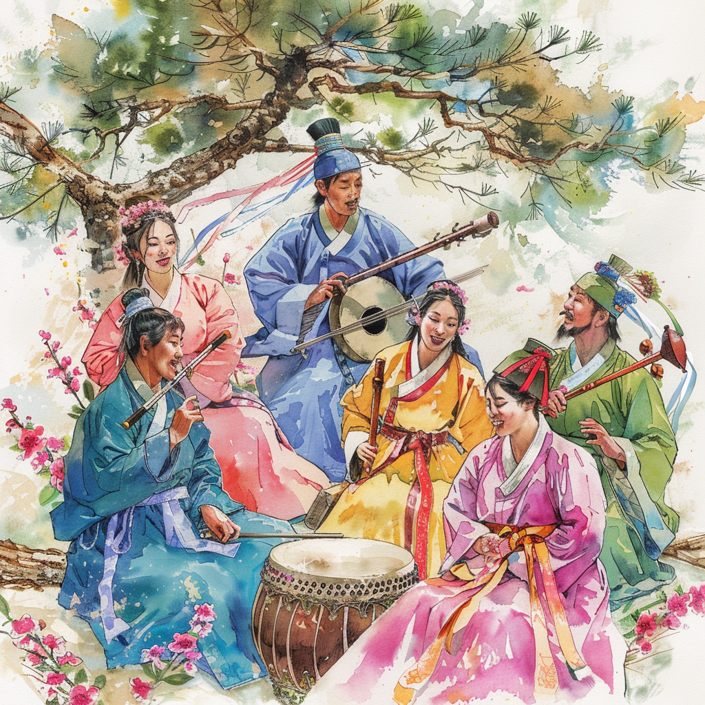 Harmony of Spring: A Traditional Korean Ensemble