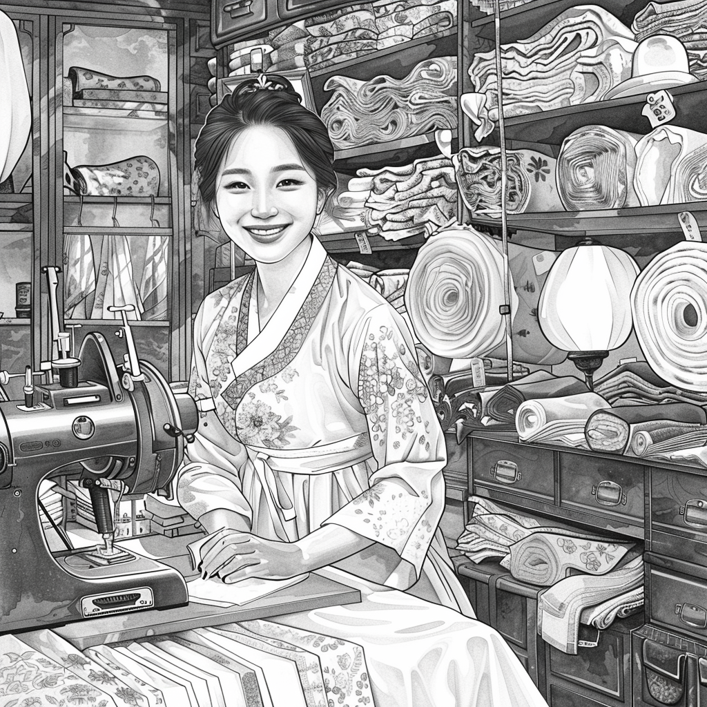 The Hanbok Seamstress of Tradition