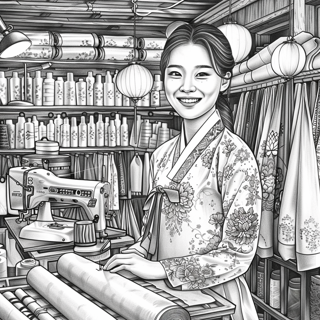 The Hanbok Seamstress of Tradition