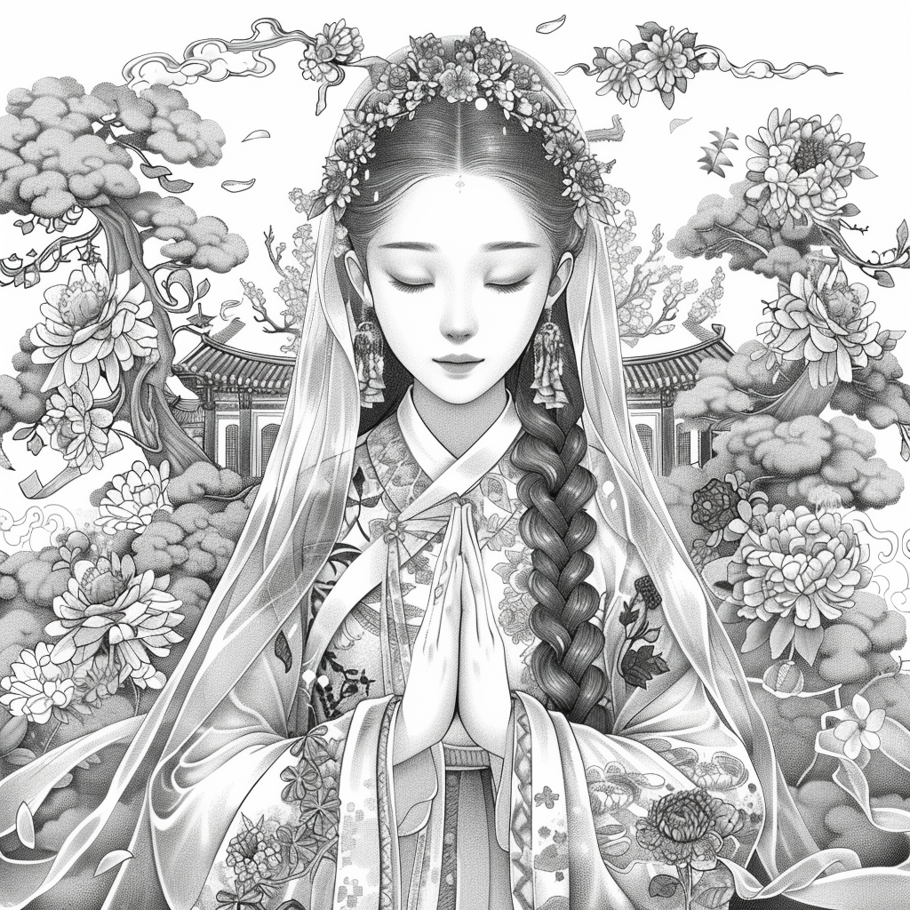 Whispers of Spring – The Graceful Blossom Maiden