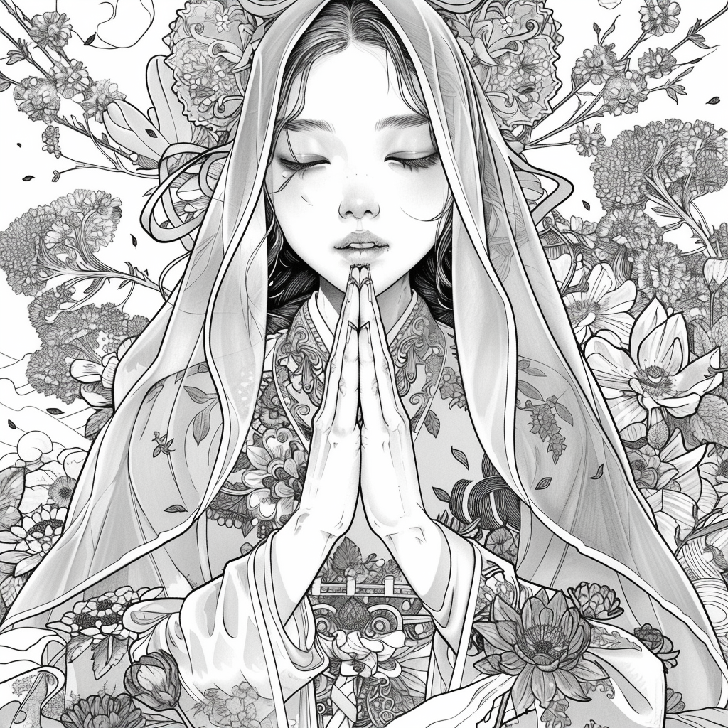 The Serene Guardian of Heavenly Grace