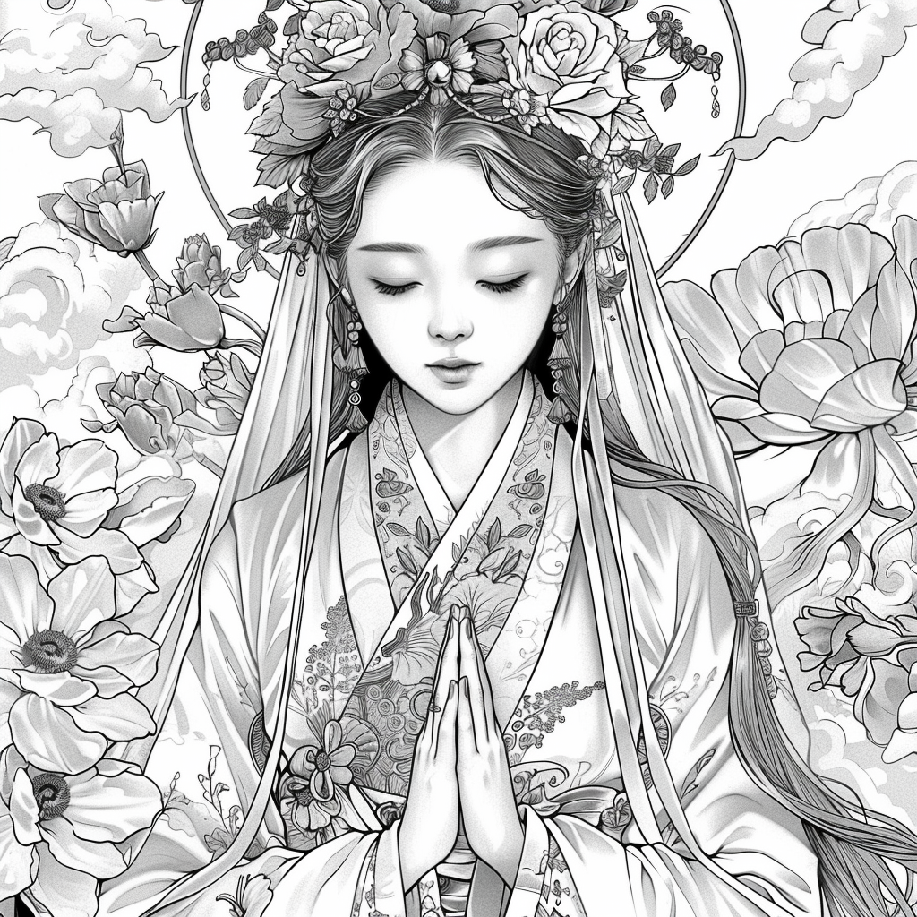 The Serene Guardian of Heavenly Grace