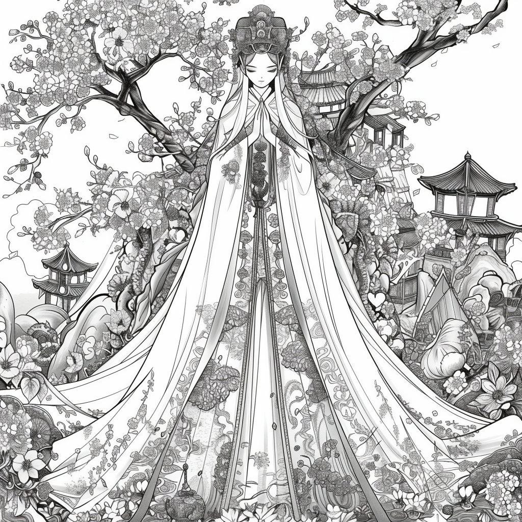Divine Radiance – The Serene Lotus Priestess