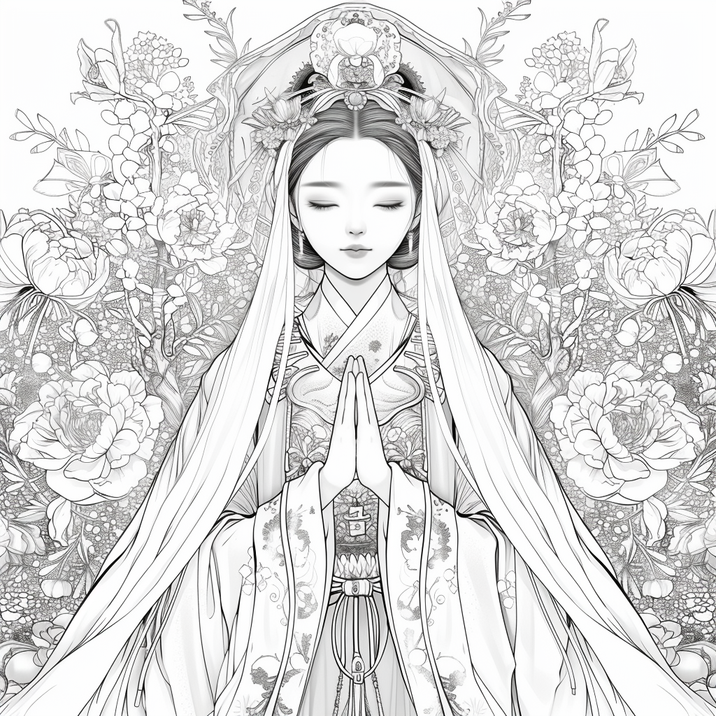 The Serene Guardian of Heavenly Grace