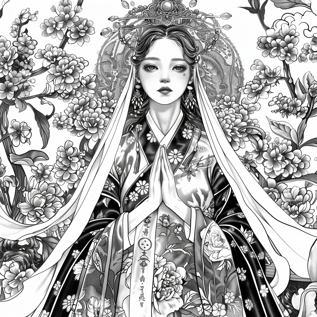 The Serene Guardian of Heavenly Grace
