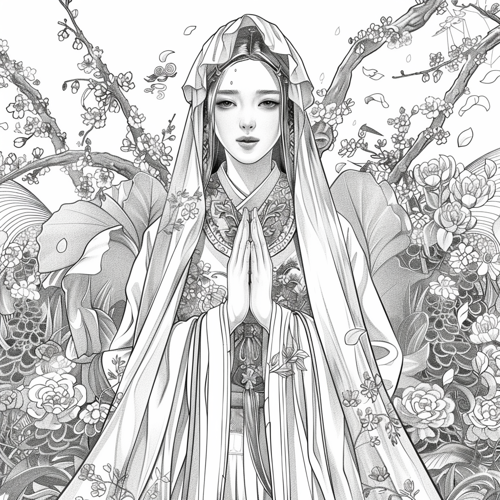 Whispers of Spring: The Blossom Maiden