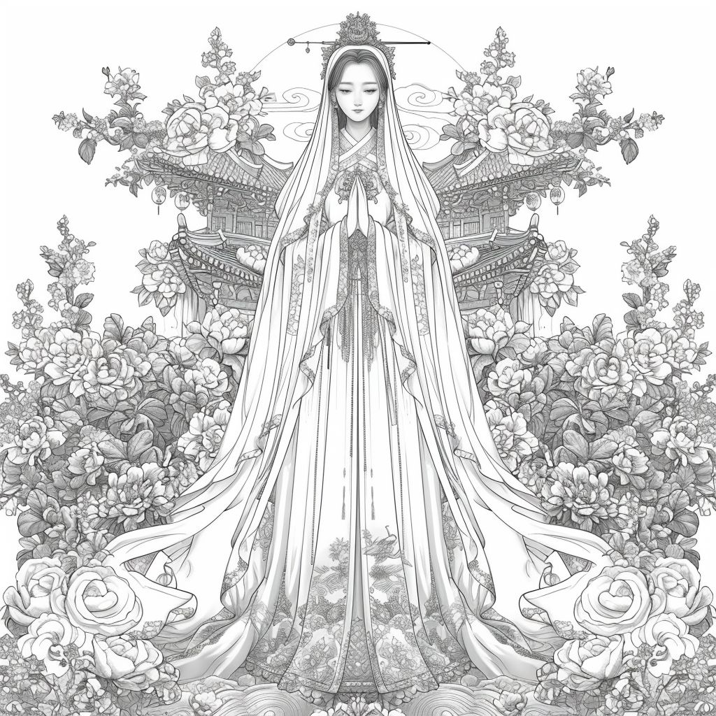 The Serene Guardian of Heavenly Grace
