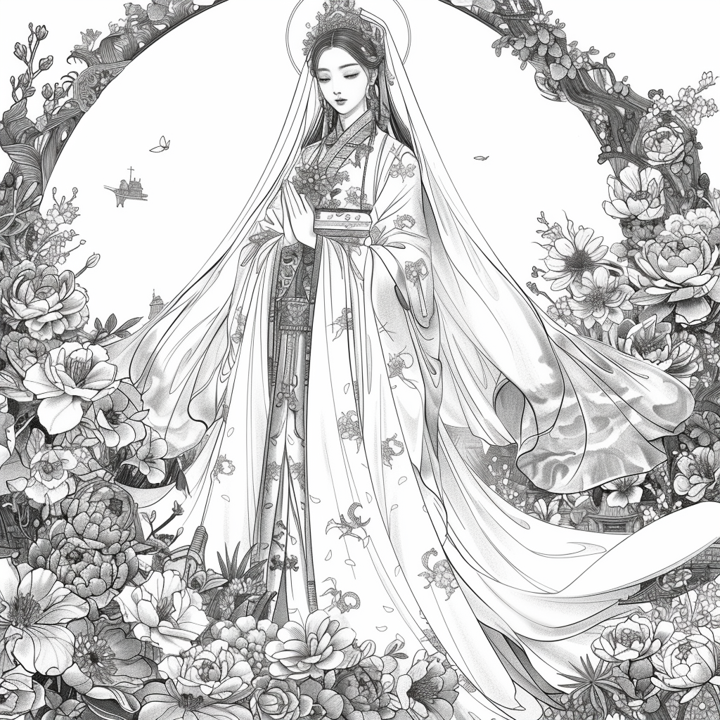 Whispers of Spring: The Blossom Maiden
