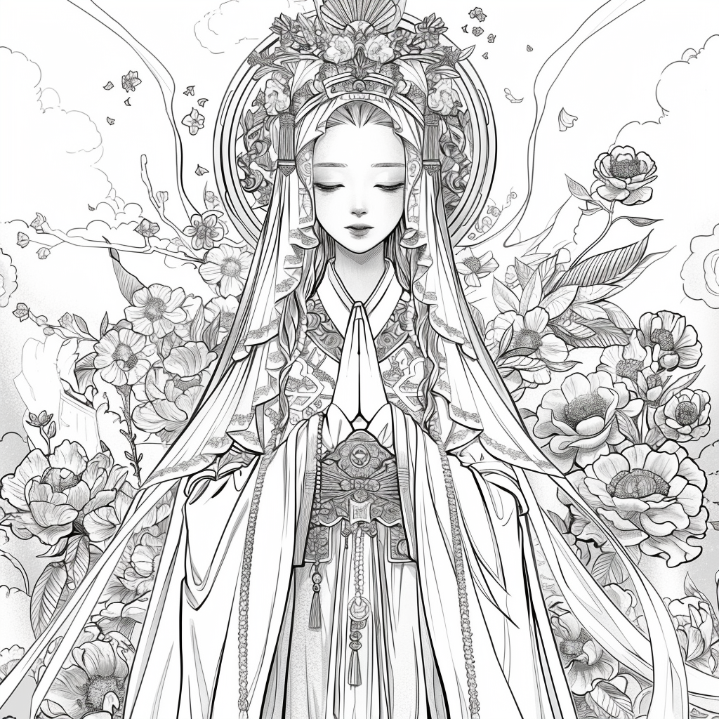 The Serene Guardian of Heavenly Grace