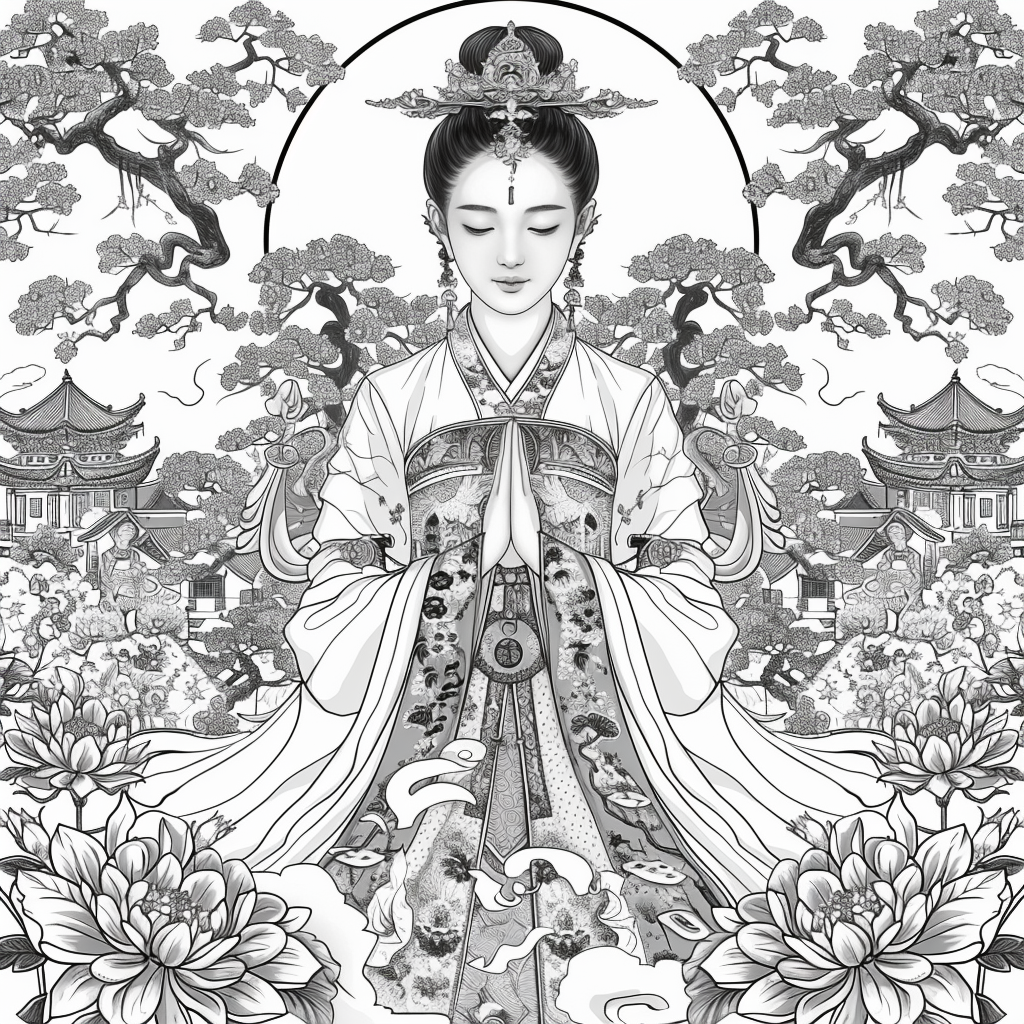 Celestial Harmony: The Winged Guardian of Light