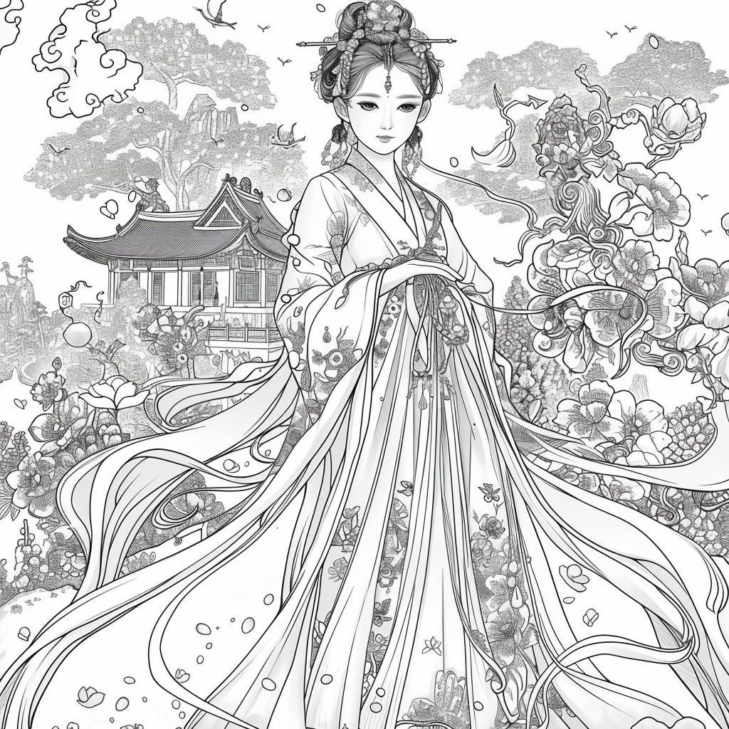 Golden Elegance – The Peony Empress