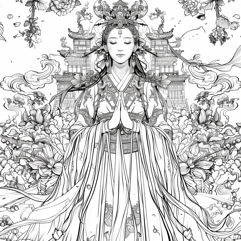 Celestial Harmony: The Winged Guardian of Light
