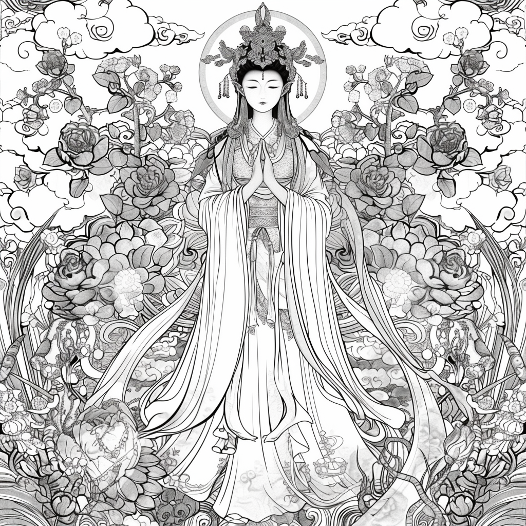 Celestial Harmony: The Winged Guardian of Light