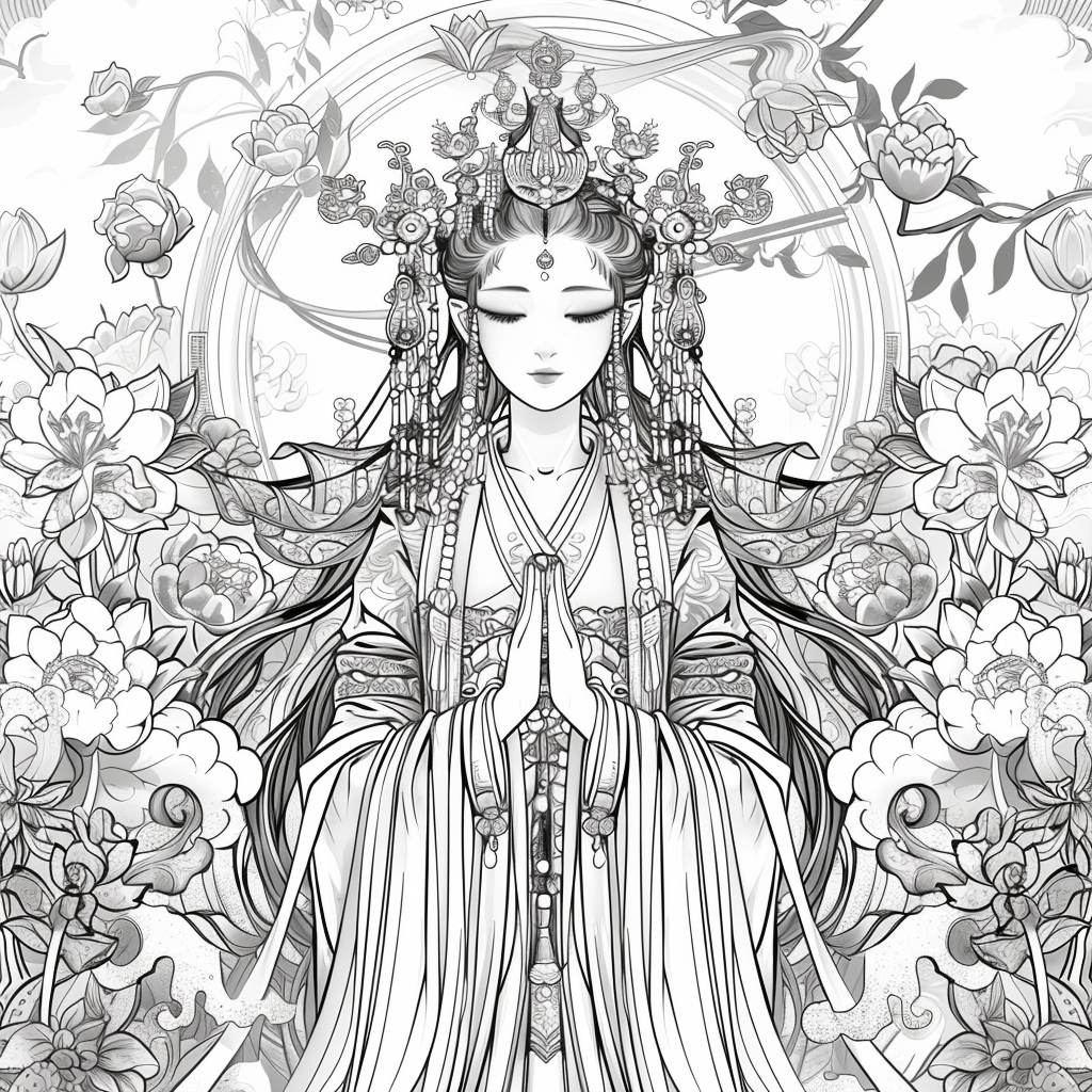 Celestial Harmony: The Winged Guardian of Light