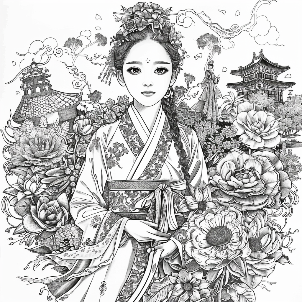 Golden Elegance – The Peony Empress
