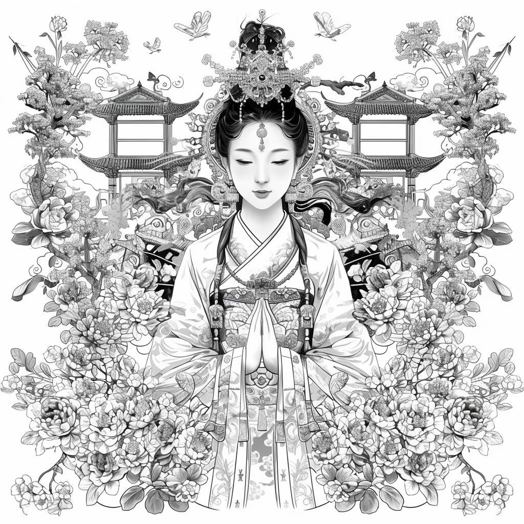 Golden Elegance – The Peony Empress