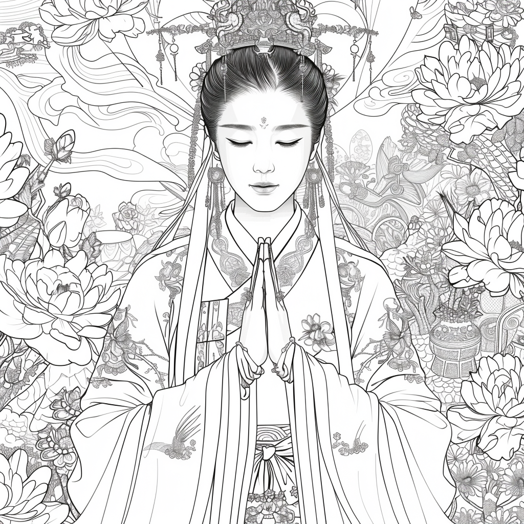 Heavenly Serenity: The Blossoming Empress