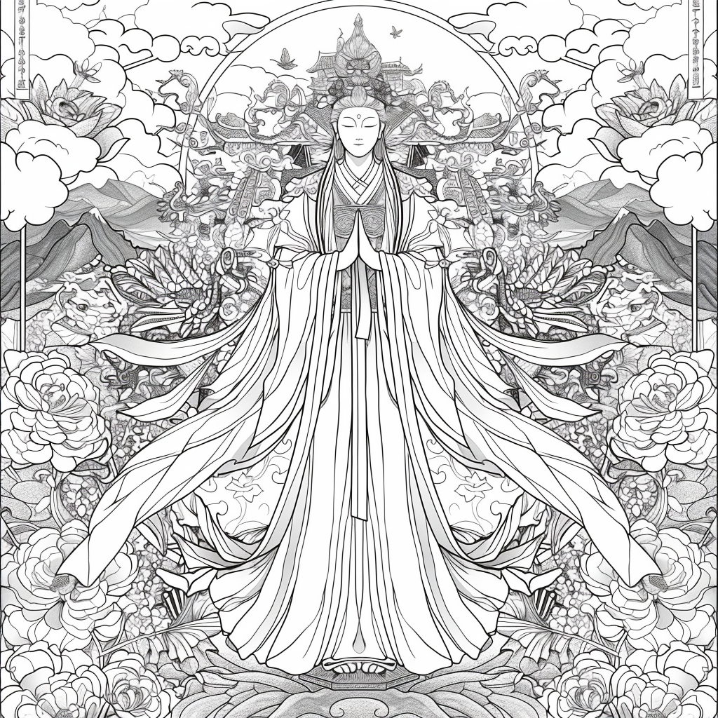 Heavenly Serenity: The Blossoming Empress