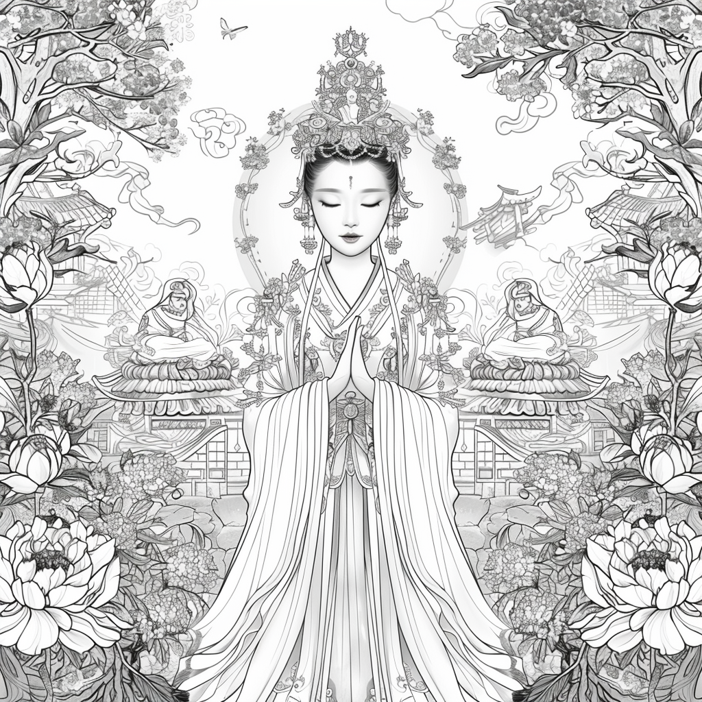 Heavenly Serenity: The Blossoming Empress