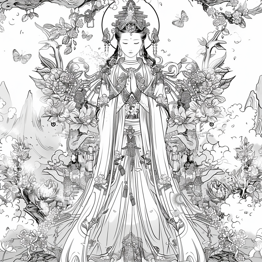 Heavenly Serenity: The Blossoming Empress