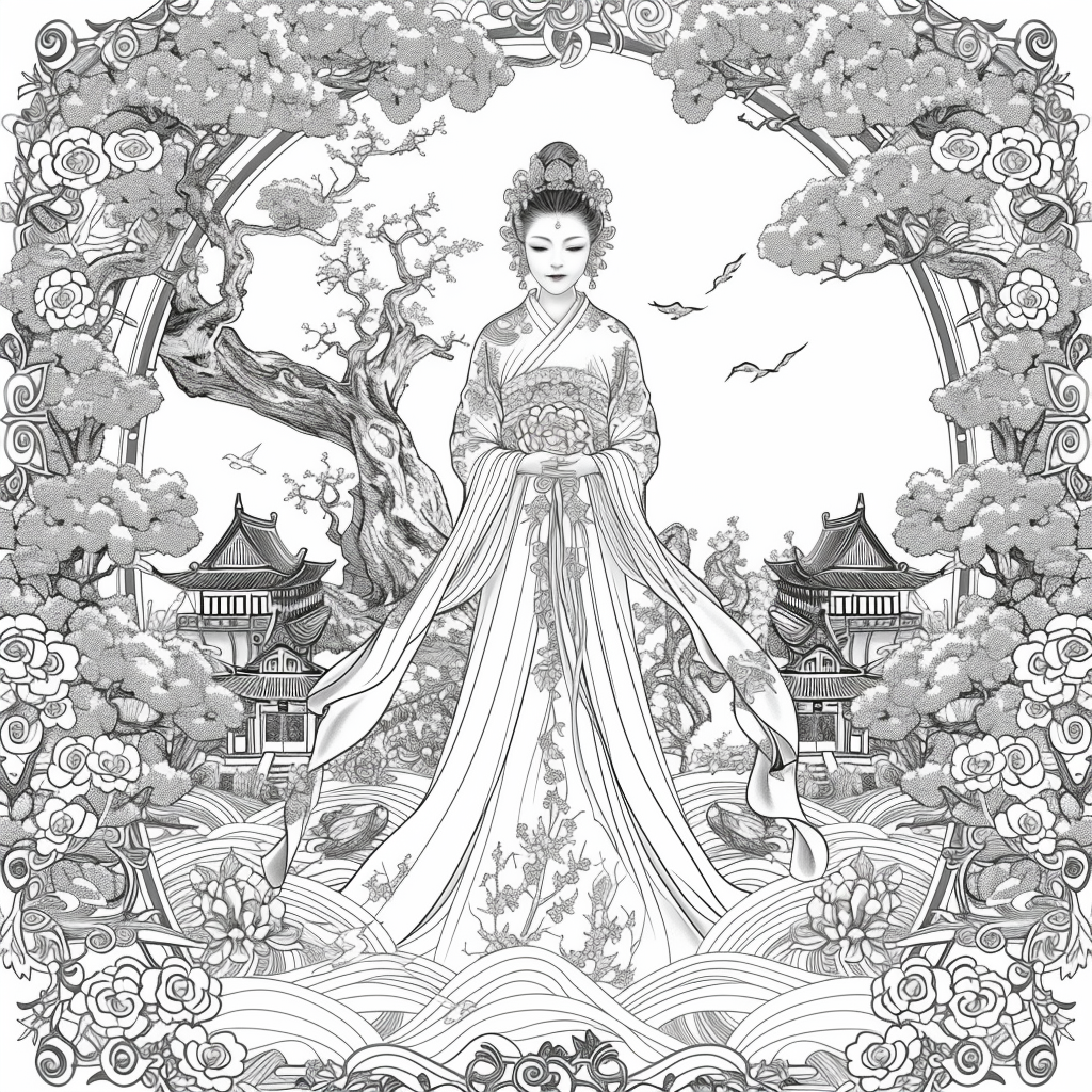 Heavenly Serenity: The Blossoming Empress