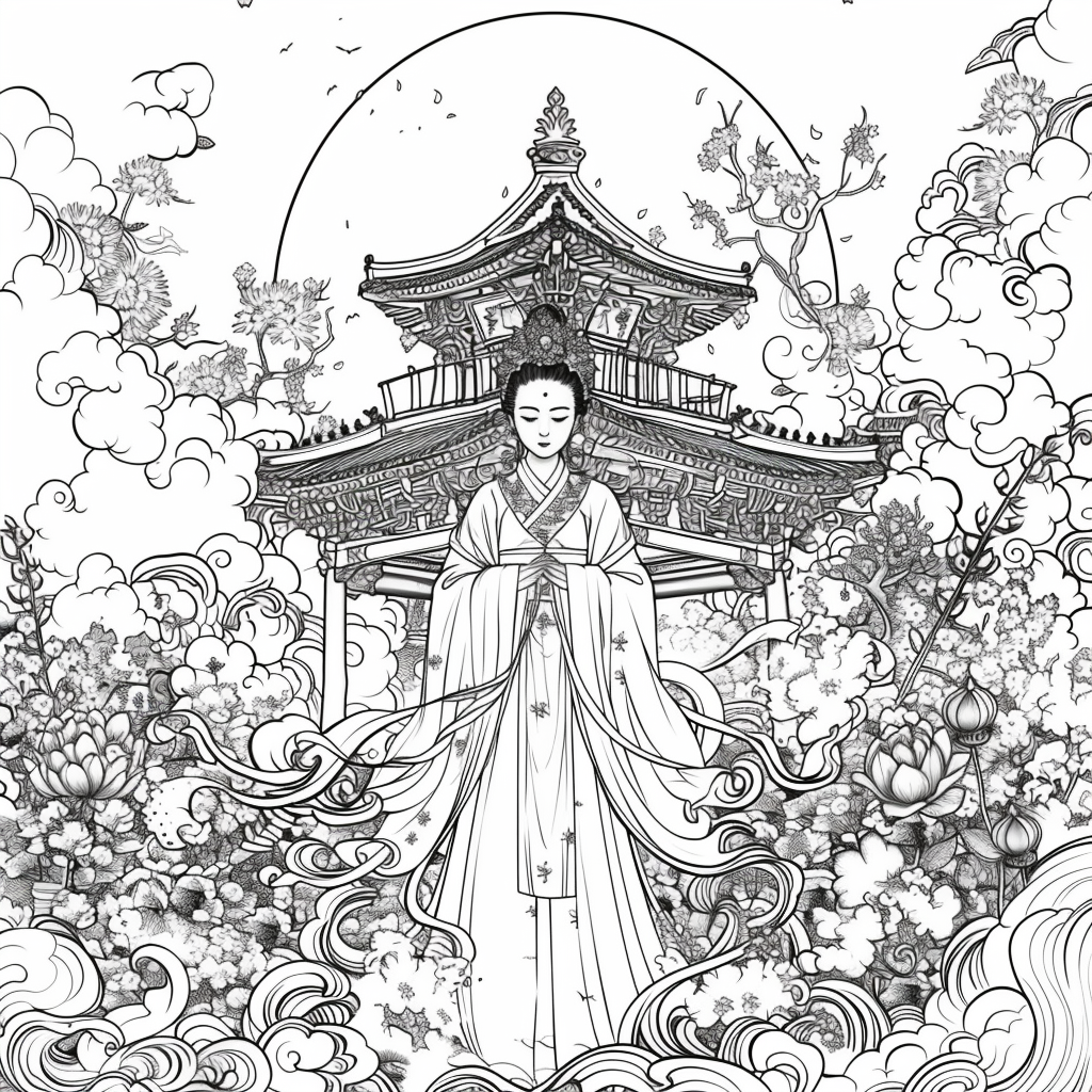 Heavenly Serenity: The Blossoming Empress