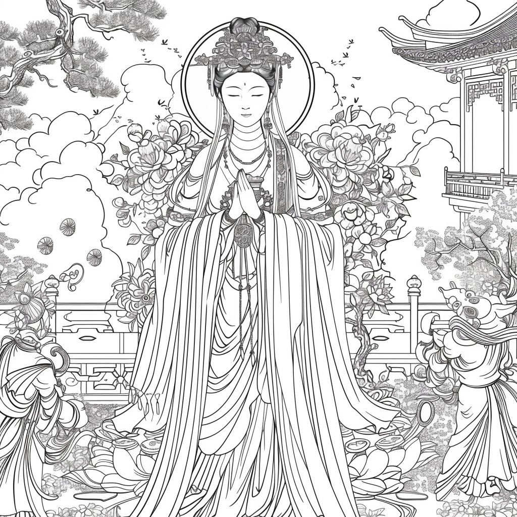 Heavenly Serenity: The Blossoming Empress