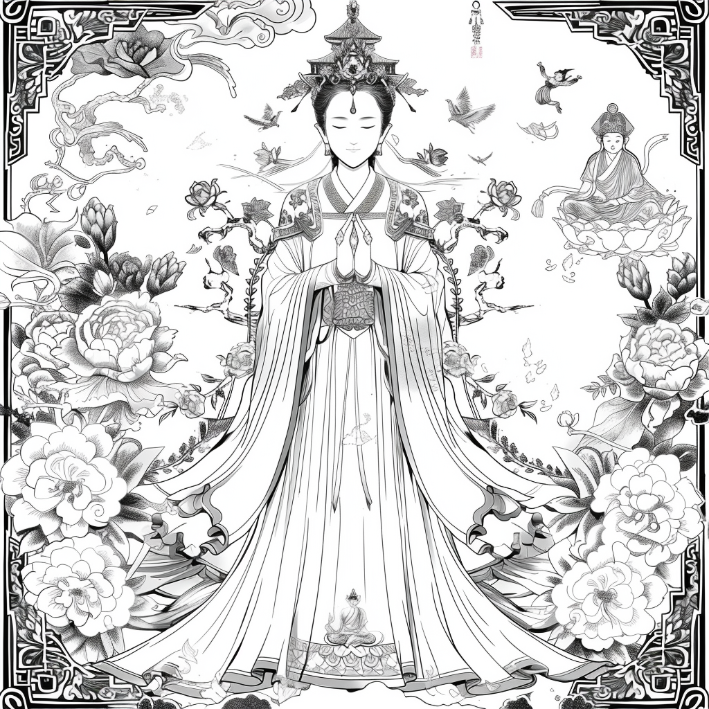 Heavenly Serenity: The Blossoming Empress