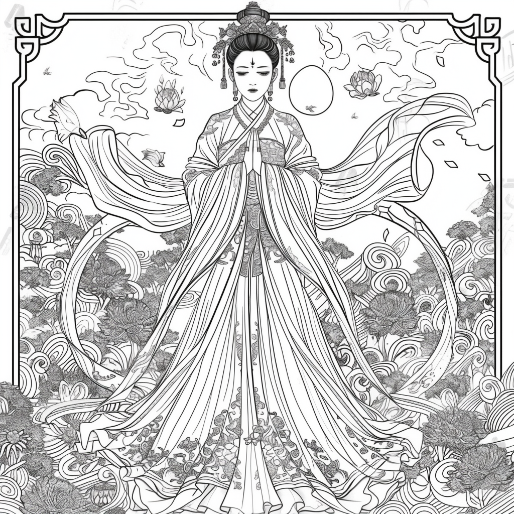 Heavenly Serenity: The Blossoming Empress