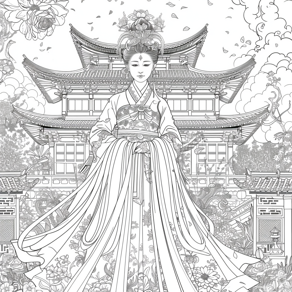 Heavenly Serenity: The Blossoming Empress