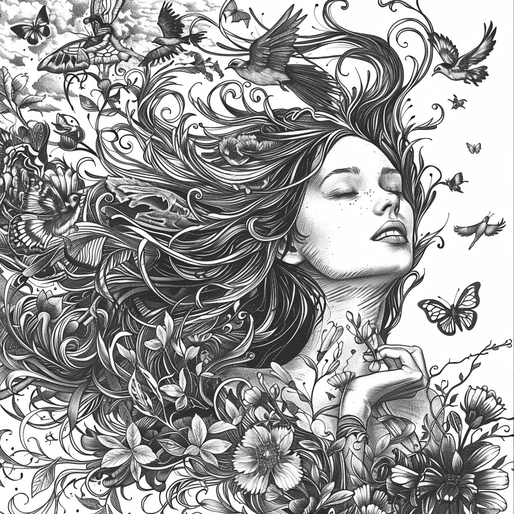 The Butterfly Muse of Eternal Spring