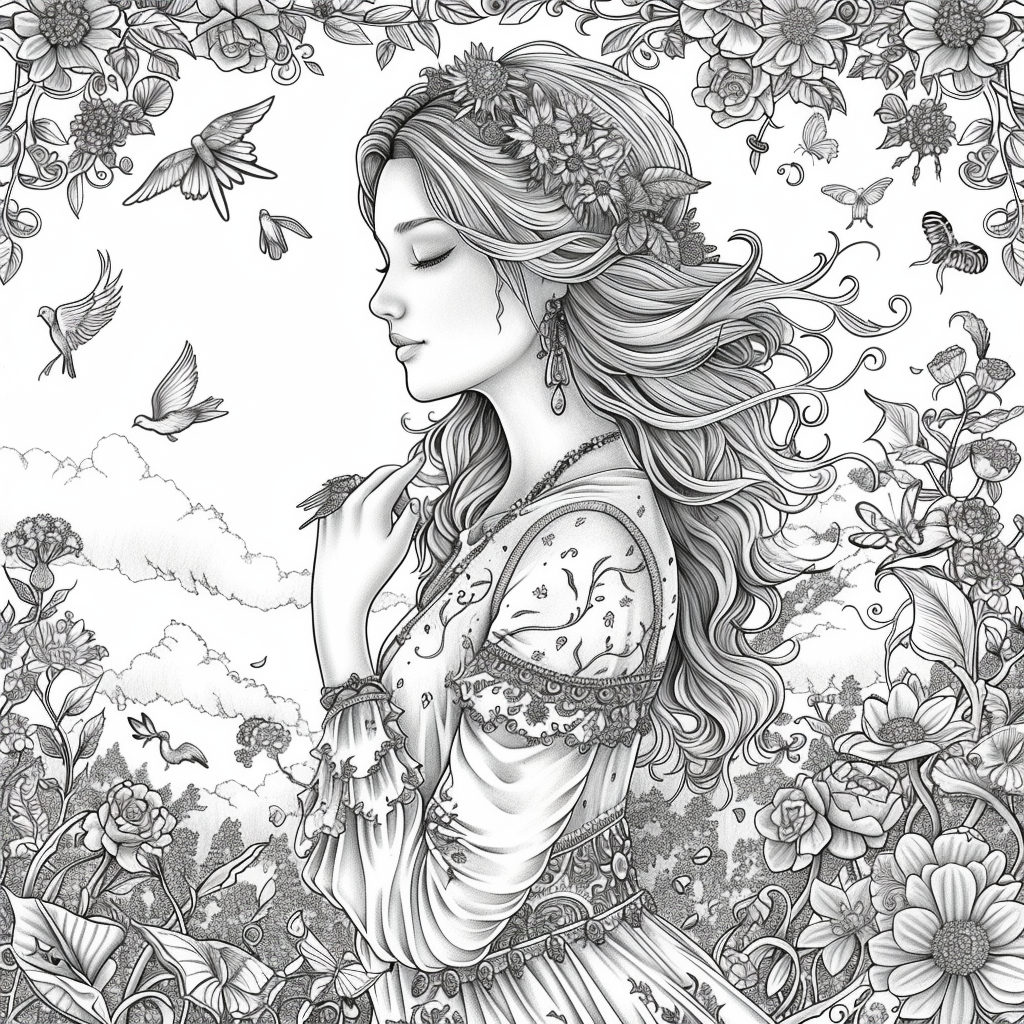 The Butterfly Muse of Eternal Spring